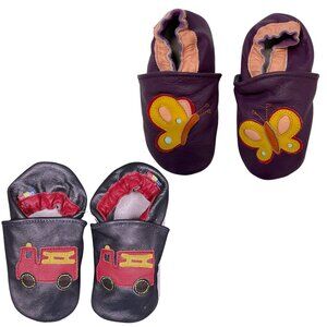 Carozoo Soft Sole Leather Baby Shoes 4-5 Years Multiple Styles